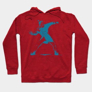 Snowball Thrower (blue) Hoodie